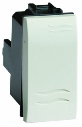 Выключатель кнопочный для кабель-канала DKC Brava 1-кл. 1 мод. белый картинка