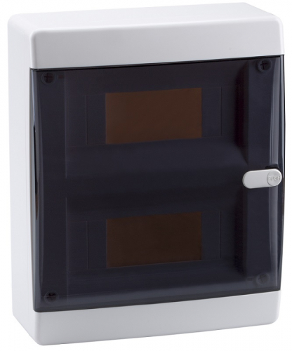 Бокс пластиковый Кэаз OptiBox ЩРН-П-18 P-CNK-1-18-IP41 (290х236х102мм) IP40 прозрачная дверца