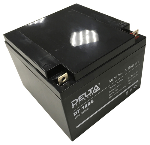 Аккумулятор Delta DT 1226 26-12 Delta Battery — купить по цене от 6&nbsp;412 ₽ | ПрофБезопасность