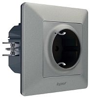 Умная розетка Valena Life Netatmo 1-м. шторки IP41 16А алюминий Legrand — купить по цене от 5&nbsp;288 ₽ | ПрофБезопасность