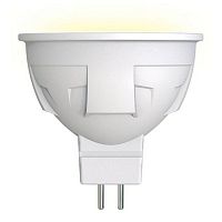 Лампа светодиодная Яркая диммируемая LED-JCDR 6W/WW/GU5.3/FR/DIM PLP01WH 220В 6Вт 3000К Uniel — купить по цене от 310 ₽ | ПрофБезопасность