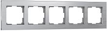 Рамка универсальная Werkel Aluminium 5-м. металл алюминий