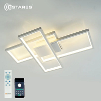 Светильник светодиодный (Люстра) ESTARES SVEN 65W 3S-APP-500x360x80-WHITE/WHITE-220-IP20 Estares — купить по цене от 3&nbsp;800 ₽ | ПрофБезопасность