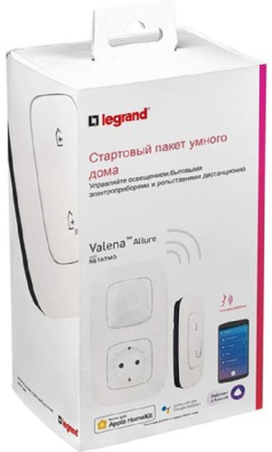 Стартовый Smart комплект умного дома Valena Allure Netatmo жемчуг Legrand — купить по цене от 13&nbsp;011 ₽ | ПрофБезопасность