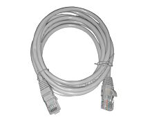 Патч-корд NETKO Optima UTP4, ВС, LSZH, литой коннектор, 2 м (серый)