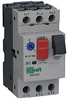 Выключатель автоматический для защиты электродвигателей DEKraft ВА-431 0.25-0,4A 660В картинка