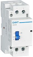 Контактор модульный CHINT NCH8-25M/20 2п 2НО 25А 24В с ручкой управления АС
