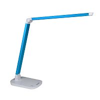 Светильник настольный Uniel LED TLD-521 220В 8Вт 8000Лм 5000K Диммер/Голубой/подставка Uniel — купить по цене от 5&nbsp;120 ₽ | ПрофБезопасность