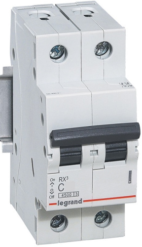 Выключатель автоматический Legrand RX3 4500 2п 32А C 4.5кА