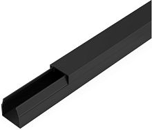 Кабель-канал Промрукав 12x12мм (2000мм) черный (уп. 120м.)