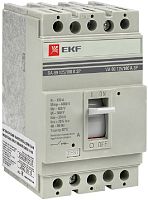 Выключатель автоматический в литом корпусе EKF PROxima ВА-99 3п 100А 25кА