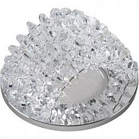 Светильник встраиваемый Fametto/Peonia DLS-P110 GU5.3 CHROME/CLEAR 70мм/50Вт Fametto — купить по цене от 679 ₽ | ПрофБезопасность
