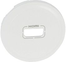 Лицевая панель Legrand Celiane для 1-м. розетки HDMI белый Legrand — купить по цене от 3&nbsp;466 ₽ | ПрофБезопасность