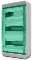 Бокс пластиковый Tekfor ЩРН-П-36 BNZ 65-36-1 (560х300х153мм) IP65 зеленая дверца