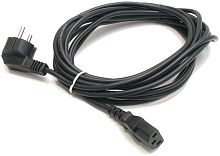 Кабель сетевой Cablexpert PC-186-1-1.8M Euro, 1.8 метра, черный, с заземлением
