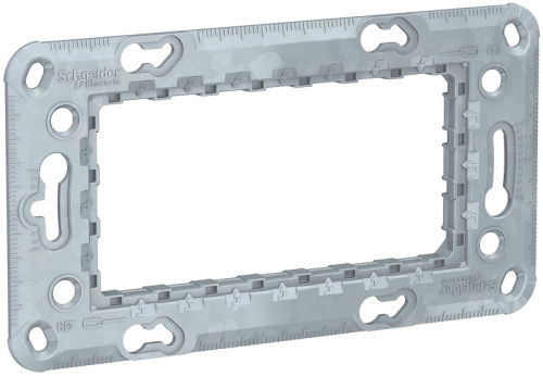 Суппорт Schneider Electric Unica Modular Zamak 1-м. 4 мод. Schneider Electric — купить по цене от 160 ₽ | ПрофБезопасность