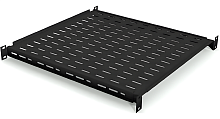 Полка Netko для шкафа глубиной 800 (443х600), с ушками, черная, 150 кг
