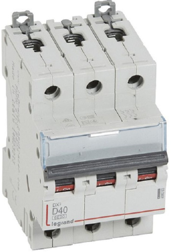 Выключатель автоматический Legrand DX3-E 6000 3п 40А D 10кА
