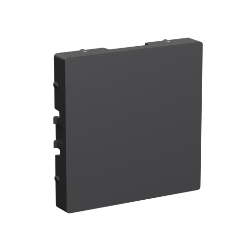 Заглушка без рамки Systeme Electric AtlasDesign базальт