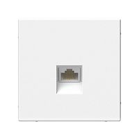 Розетка компьютерная без рамки Systeme Electric ArtGallery  1-м. RJ45 CAT 6А белый