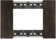 Рамка горизонтальная Legrand BTicino Living Now 1-м. 3 мод. дерево орех Legrand — купить по цене от 5&nbsp;925 ₽ | ПрофБезопасность