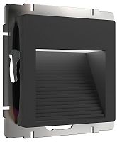 Встраиваемая LED подсветка без рамки Werkel W208 1Вт 4000К черный матовый