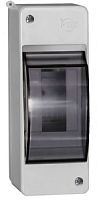Бокс IEK Krepta 3 КМПн 2/2 146x59x83 IP30 для 2 автоматов с прозрачной крышкой