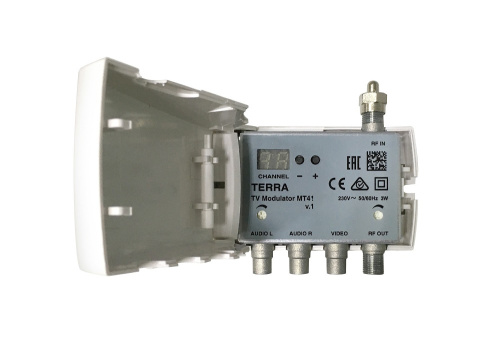 Модулятор AV-RF Terra MT 41, TERRA, купить, цена, доставка, безопасность Модулятор AV-RF Terra MT 41 TERRA — купить по цене от 3 200 ₽ | ПрофБезопасность