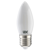 Лампа светодиодная IEK С35 Свеча FR Е27 220В 7Вт 805Лм 3000К IEK — купить по цене от  | ПрофБезопасность