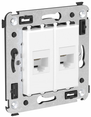 Розетка телефонная без рамки DKC Avanti 2-м. RJ12+RJ12 белое облако, DKC, купить, цена, доставка, безопасность Розетка телефонная без рамки DKC Avanti 2-м. RJ12+RJ12 белое облако DKC — купить по цене от 784 ₽ | ПрофБезопасность