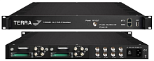 Трансмодулятор Terra T3348C 4xDVB-T2+4xDVB-S2 в 4xDVB-C