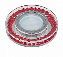 Светильник встраиваемый Fametto/Peonia DLS-P104 GU5.3 CHROME/RED 65мм/35Вт Fametto — купить по цене от 359 ₽ | ПрофБезопасность