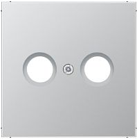 Лицевая панель Jung LS990 metal для 2-м. розетки TV+R алюминий Jung — купить по цене от 3&nbsp;422 ₽ | ПрофБезопасность
