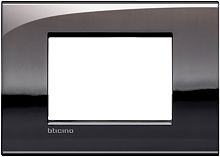 Рамка прямоугольная Legrand BTicino LivingLight 3 мод Олово 