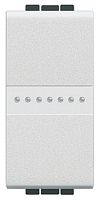 Выключатель без рамки Legrand BTicino Аxial LivingLigh 1мод. 1-кл. белый