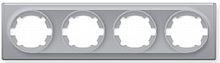 Рамка универсальная OneKeyElectro Florence 4-м. серый картинка