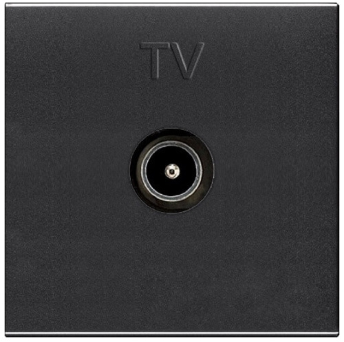 Розетка TV Оконечная без рамки ABB Niessen Zenit 1-м. 2 мод. N2250.7 AN антрацит ABB — купить по цене от 1&nbsp;455 ₽ | ПрофБезопасность