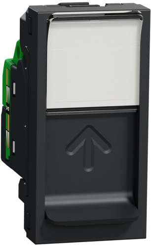 Розетка компьютерная без рамки Schneider Electric Unica Modular 1-м. 1 мод. RJ45 5e антрацит, Schneider Electric, купить, цена, доставка, безопасность Розетка компьютерная без рамки Schneider Electric Unica Modular 1-м. 1 мод. RJ45 5e антрацит Schneider Electric — купить по цене от 1 350 ₽ | ПрофБезопасность