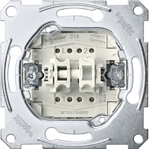 Выключатель без накладки без рамки Schneider Electric Merten Antique 2-кл. Schneider Electric — купить по цене от 100 ₽ | ПрофБезопасность фото 2
