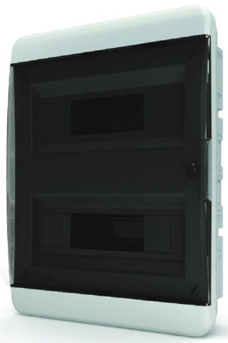 Бокс пластиковый Tekfor ЩРВ-П-24 BVK 40-24-1 (385х290х102мм) IP41 прозрачная дверца