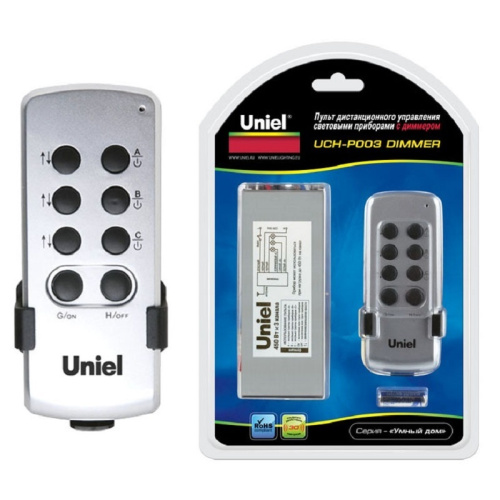 Дистанционный выключатель с диммером Uniel UCH-P003-G3-450W-30M G3 220В/1х450Вт/30м/1хА23/IP20 Uniel — купить по цене от 3&nbsp;200 ₽ | ПрофБезопасность