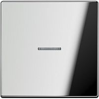 Лицевая панель Jung LS990 metal для 1-кл. выключателя с подсветкой хром Jung — купить по цене от 21&nbsp;400 ₽ | ПрофБезопасность