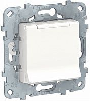 Розетка с заземлением без рамки Schneider Electric Unica New 1-м. крышка шторки IP40 белый Schneider Electric — купить по цене от 1&nbsp;460 ₽ | ПрофБезопасность