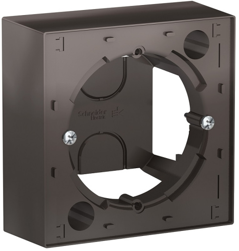 Коробка для наружнего монтажа Systeme Electric AtlasDesign мокко