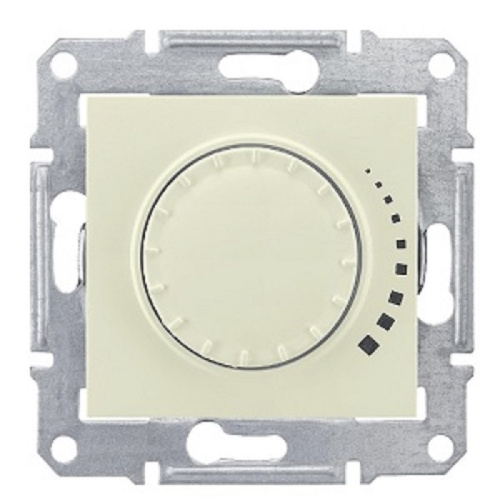 Светорегулятор поворотно нажимной без рамки Schneider Electric Sedna 60-500Вт бежевый Schneider Electric — купить по цене от 2&nbsp;428 ₽ | ПрофБезопасность