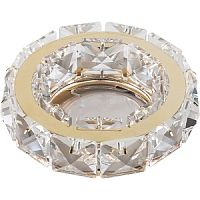Светильник встраиваемый Fametto/Peonia DLS-P111 GU5.3 GOLD/CLEAR 65мм/50Вт Fametto — купить по цене от 460 ₽ | ПрофБезопасность