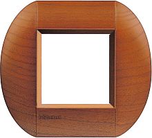 Рамка овальная Legrand BTicino LivingLight 2 мод Американская вишня 