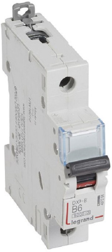 Выключатель автоматический Legrand DX3-E 6000 1п 6А B 6кА