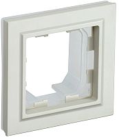 Рамка универсальная IEK Brite РУ-1-БрКр-44 1-м. IP44 бежевый