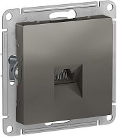 Розетка компьютерная без рамки Systeme Electric AtlasDesign 1-м. RJ45 5e сталь